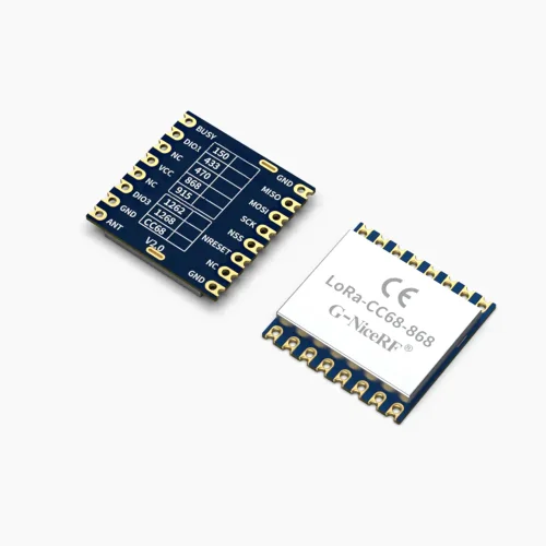 LoRa-CC68-868: LLCC68-basiertes LoRa-Modul mit CE-RED-zugelassener SPI-Schnittstelle und ESD-Schutz