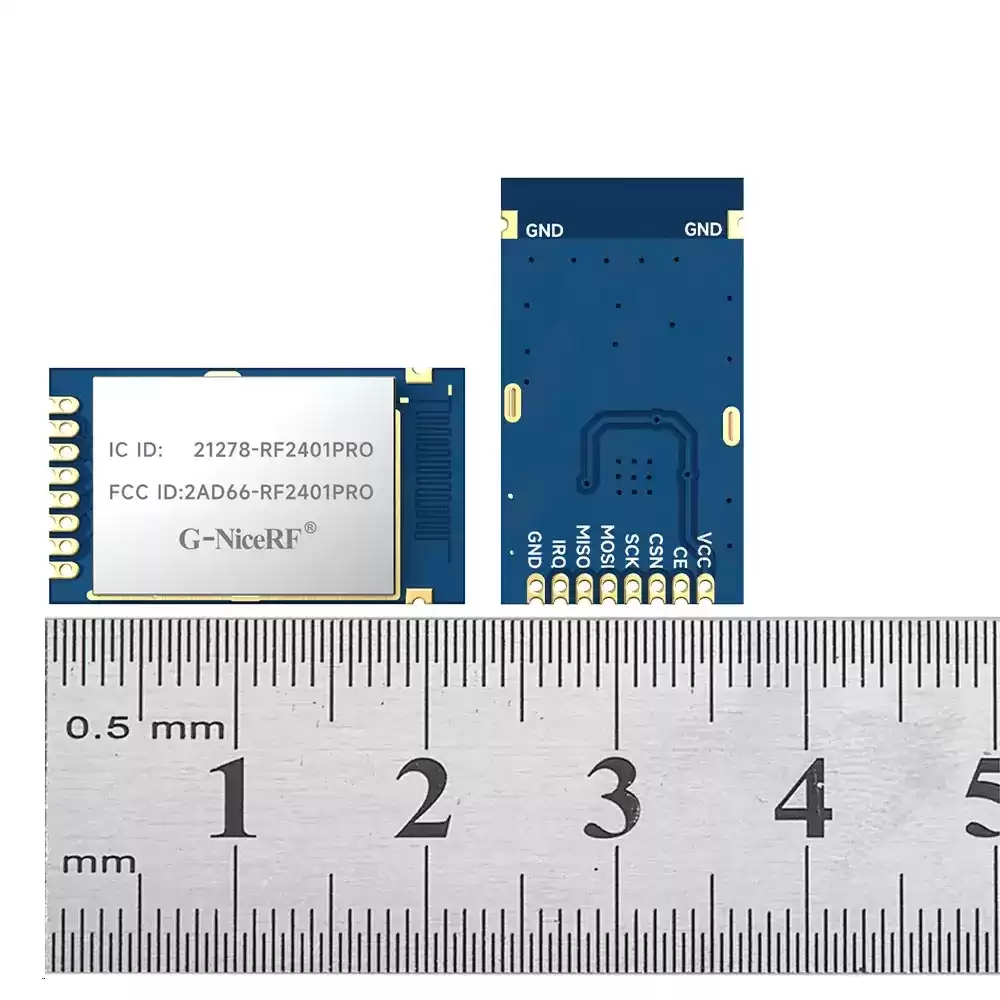 RF2401Pro: nRF24L01+ FCC ID &amp; IC ID zertifiziert 2,4 GHz mit Original Nordic