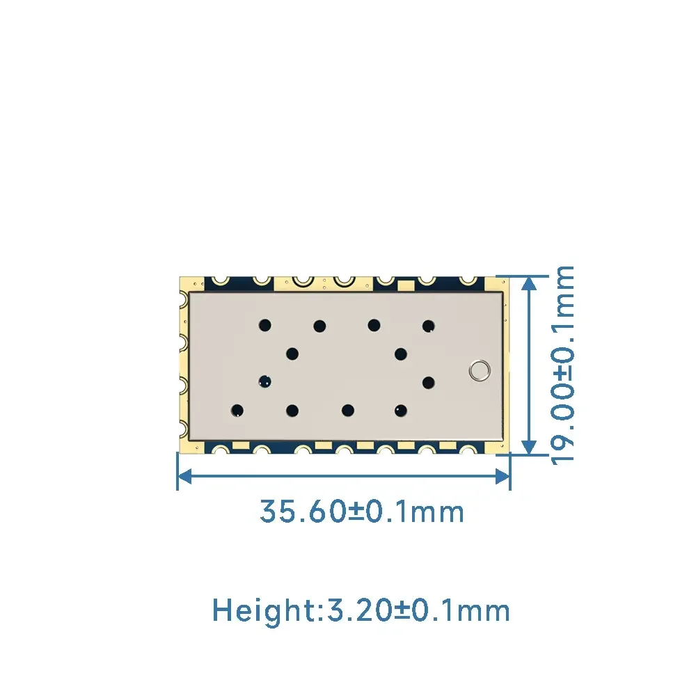 SA818S: 1 W eingebettetes analoges Walkie-Talkie-Modul mit AMP und LNA