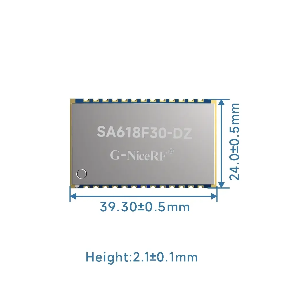 SA618F30-DZ: 1 W 8 Dual-Antennen-Multi-Level-Relais 8K-Abtastrate-Audiomodul Vollduplex mit ESD-Schutz