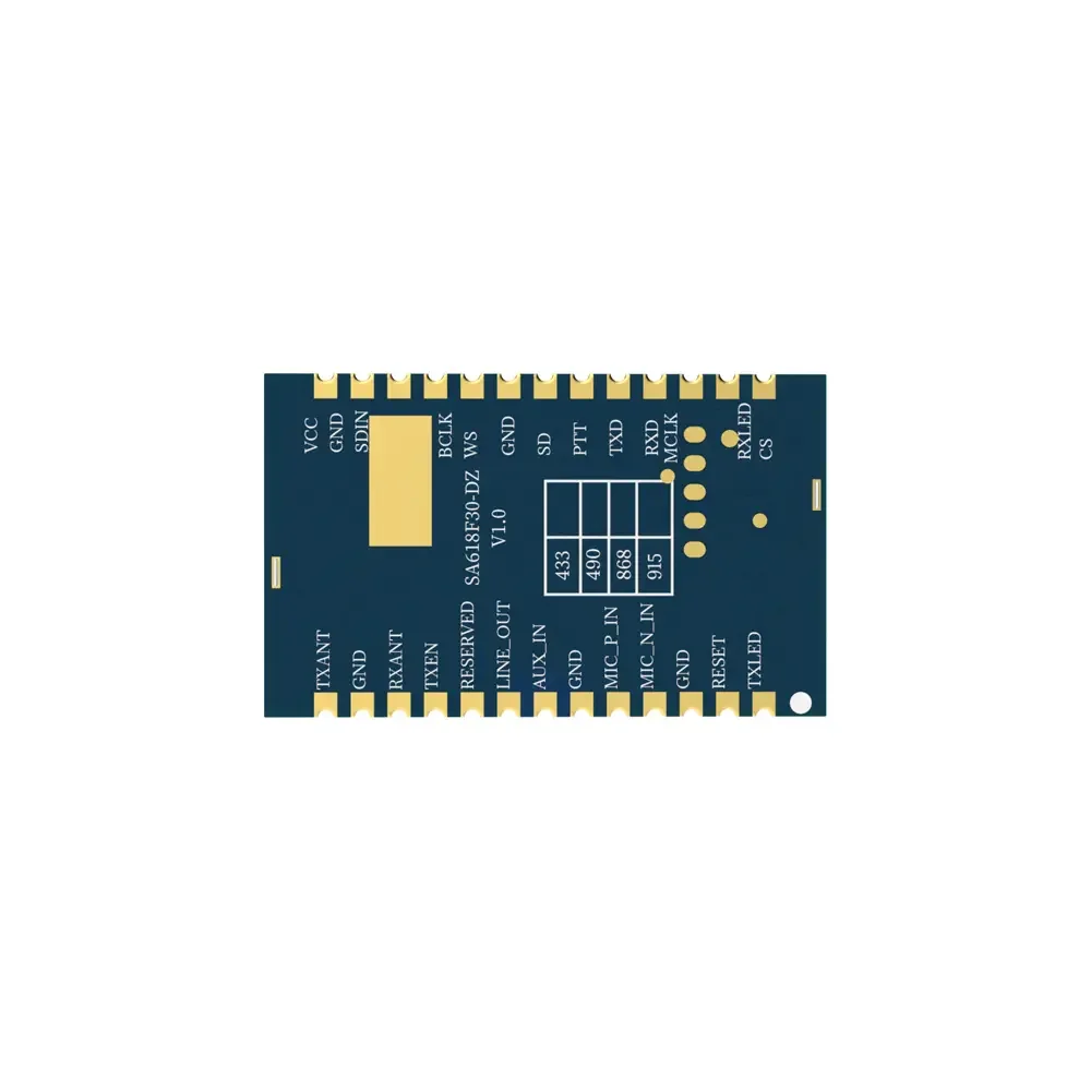 SA618F30-DZ: 1 W 8 Dual-Antennen-Multi-Level-Relais 8K-Abtastrate-Audiomodul Vollduplex mit ESD-Schutz