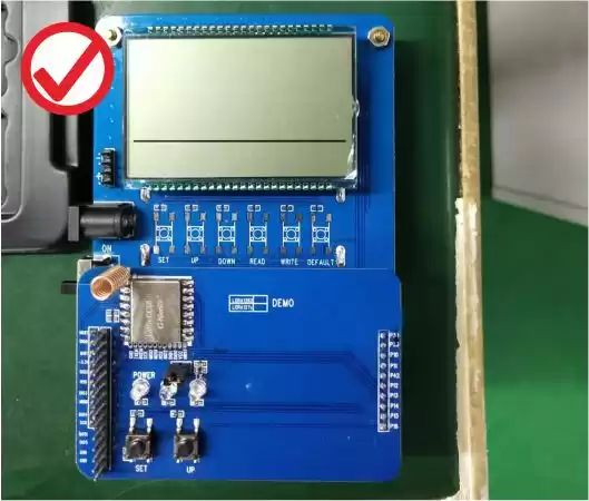 Beispiel für die korrekte Installation einer Federantenne