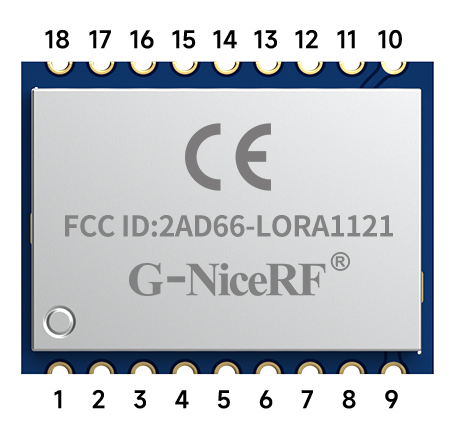 Pin-Definition des Lora-Moduls lora1121