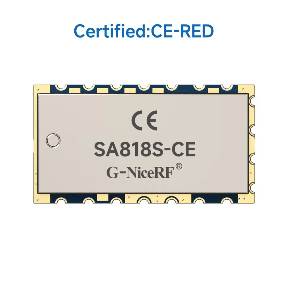 SA818S-CE: CE-RED-zertifiziertes 1-W-Analog-Walkie-Talkie-Modul mit 3&ndash;5 km Reichweite