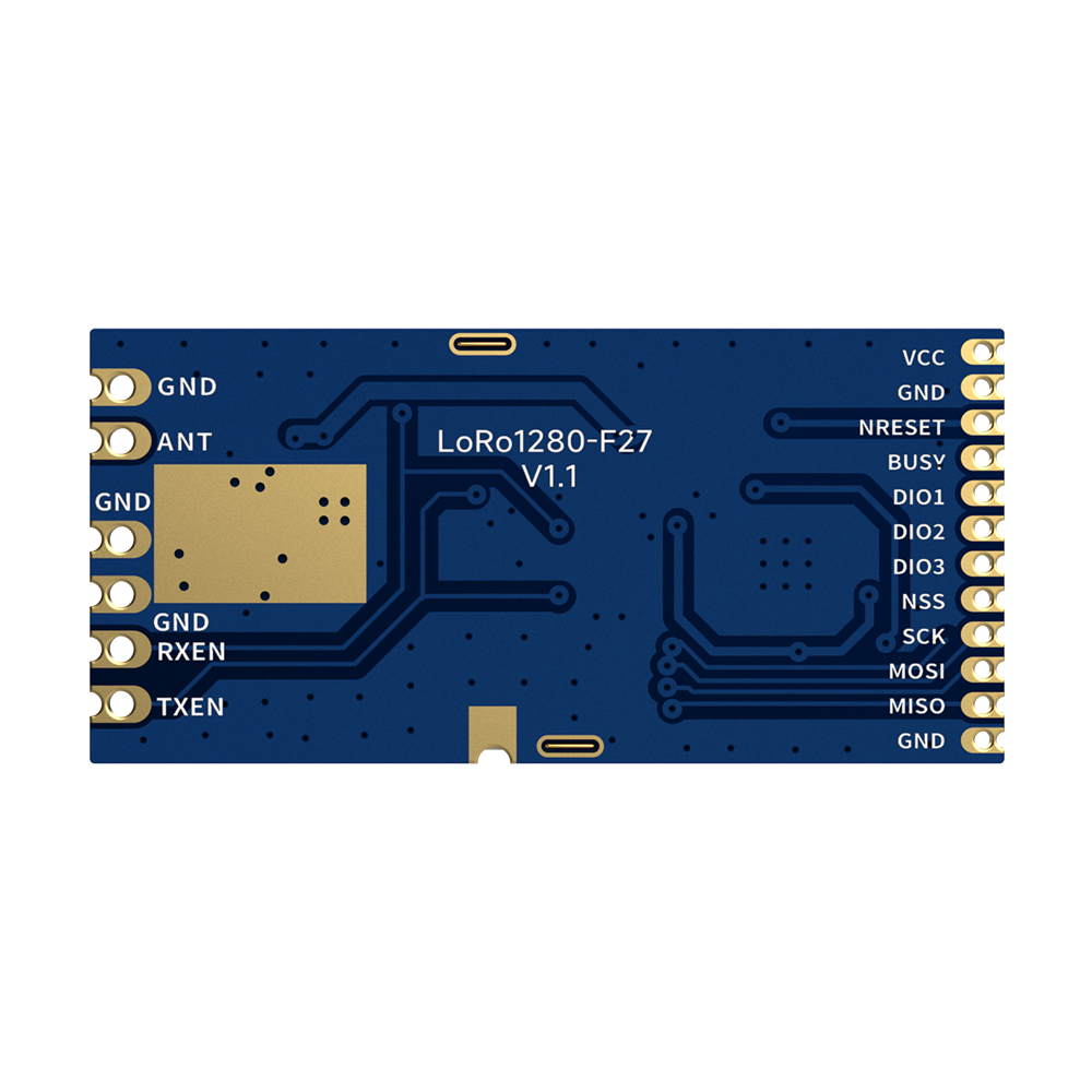 LoRa1280F27-TCXO: SX1280 2,4 GHz HF-Modul in Industriequalit&auml;t