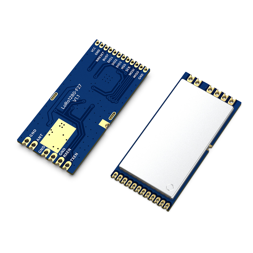 LoRa1280F27-TCXO: SX1280 2,4 GHz HF-Modul in Industriequalit&auml;t