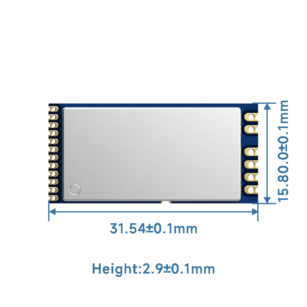 LoRa1280F27-TCXO: SX1280 2,4 GHz HF-Modul in Industriequalit&auml;t