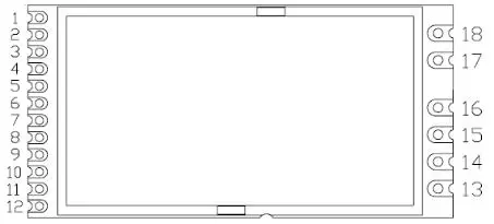 Pin-Definition des 2,4 GHz 500 mW LoRa-Funkmoduls LoRa1280F27