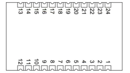 Pins des LoRaWAN-Knoten-HF-Moduls LN610 Pins des LoRaWAN-Knoten-HF-Moduls LN610