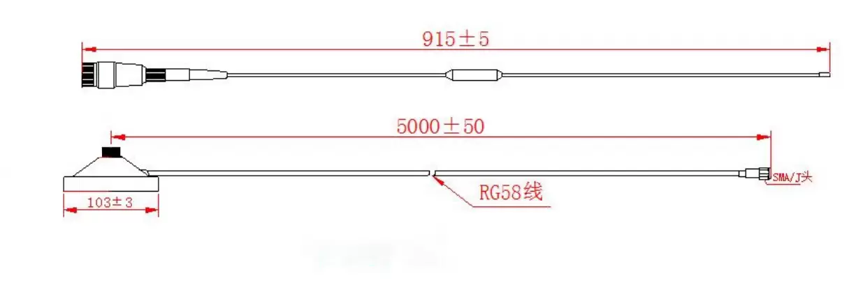 Größe der High Gain Big Sucker Antenne SW433-MAX-XPXM Größe der High Gain Big Sucker Antenne SW433-MAX-XPXM
